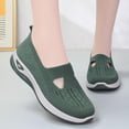 thumbnail image 4 of HeaCare Women's Orthopedic Breathable Shoes,Women Woven Orthopedic Breathable SoftShoes Arch Support Slip-On Sneakers, Indoor Outdoor Casual Walking Anti-Skid Sports Shoes, 4 of 15