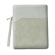 thumbnail image 3 of Funda para tablet con bolsillos exteriores, diseño portátil y asa cómoda. gris claro, 3 of 9