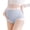 Light Blue, variant on High Waist Brief Underwear for Maternity Women Soft Cozy Stretchy Seamless Panties Shapewear Over Bump