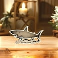 thumbnail image 6 of Wooden Shark Piggy Bank, 8.74 x 4.76 x 1.06 in, Vivid Shark Shape for Fun Kids Savings, Teaches Money Management in Bedroom or Study, 6 of 8