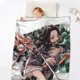 thumbnail image 5 of Manta con estampado multicolor, franela súper suave, ligera y esponjosa, manta de cama Demon Slayer Kimetsu No Yaiba, 5 of 8