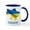 White/Navy Inside, variant on CafePress - Cool Ukraine Flag Ukrainian Pride Native Home Mugs - 11 oz Ceramic Mug - Novelty Coffee Tea Cup