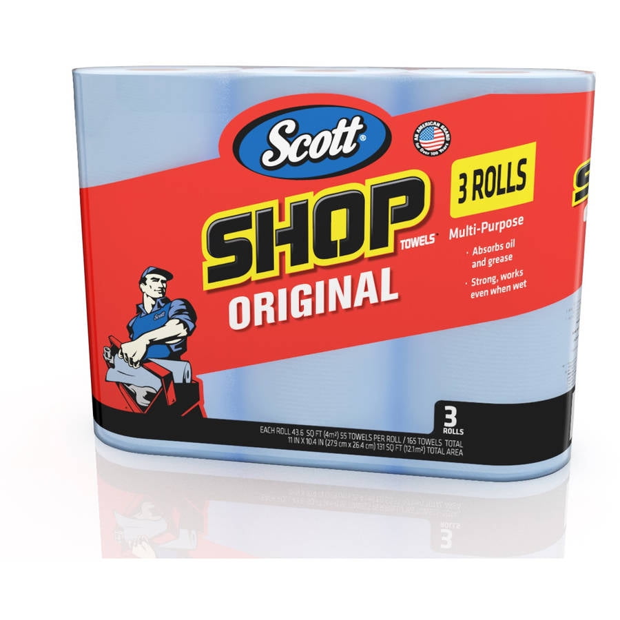 SCOTT Professional Multi Purpose Shop Paper Garage TOWELS Rolls 55 Sheets 12pack 