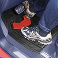thumbnail image 3 of FH Group Universal Fit Bold Geometric Car Floor Mats with Trimmable Design  - Red Full Set, 3 of 8