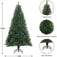 thumbnail image 3 of Árbol de Navidad Artificial CM-TOP Montaje Rápido Pino de Navidad 240 cm 1400 Ramas, 3 of 7