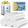 thumbnail image 1 of Bolsas de basura Magesh de 15 litros y 4 galones, transparentes, 200 unidades, 1 of 8