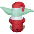 thumbnail image 2 of Airblown 5 Foot Tall Grogu in Santa Suit, 2 of 6