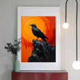 thumbnail image 2 of Diamond Art Kits for Adults - 5d Raven Silhouette Fiery Sunset Diamond Painting for Adults, Diamond Art for Adults Beginners, Diamond Painting Kits for Adults for Home Wall Decor, 2 of 7