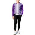 thumbnail image 5 of Kids Goalkeeper Uniform, Multicolor Long Sleeve Football Training Set, Soccer Goalie Jersey & Pants For Boys & Girls Purple 9-10 Years, 5 of 5