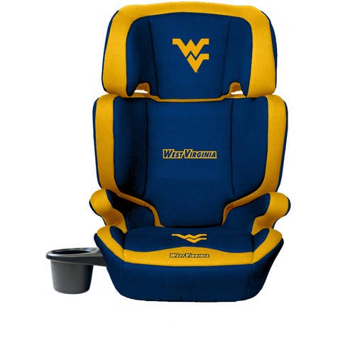 Lil Fan Ncaa 2 In 1 High Back Booster Car Seat Wvu Mountaineers
