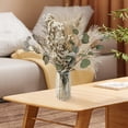 thumbnail image 4 of Natural Dried Pampas Grass Bouquet with Eucalyptus and Lagurus in Glass Vase, Boho Home Decor, Perfect for Living Room, 4 of 5