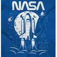 thumbnail image 2 of NASA Worm Logo Moon Space Shuttle Sweatshirt for Men or Women Brisco Brands M, 2 of 6