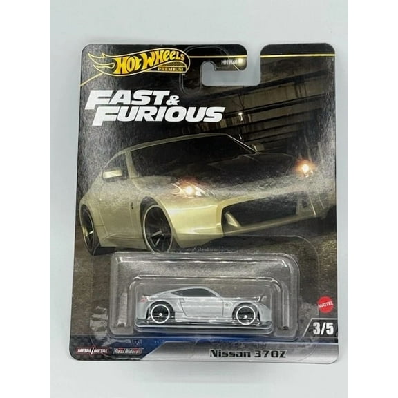HOT WHEELS PREMIUM FAST & FURIOUS J NISSAN 370Z RELEASE J SILVER