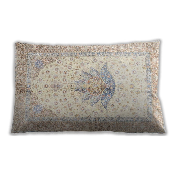 Ahgly Company Outdoor Rectangular Traditional Lumbar Throw Pillow, 13 inch by 19 inch