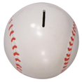 thumbnail image 1 of Metrotex Designs 39353 Softball Coin Bank With Removable Bottom Stopper, 1 of 1