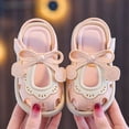 thumbnail image 5 of KPOPLK Toddlers and kids Water Shoes Beach Essentials Girls Open Toe Sandals Lightweight Breathable and Two Adjustable Straps Size 7,Pink, 5 of 6