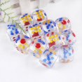 thumbnail image 5 of Jumbo de 25 mm con colores YEJLMXG transparente de 6 lados juego de seis lados para Farkle 10 piezas, 5 of 5