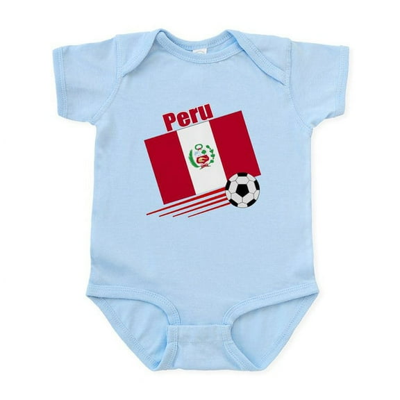 CafePress - Peru Soccer Team Infant Bodysuit - Baby Light Bodysuit, Size Newborn - 24 Months