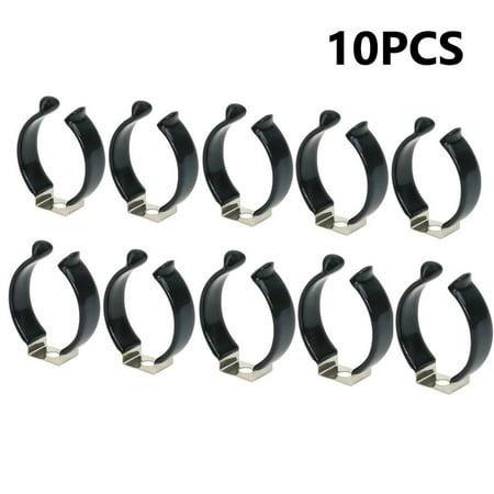 

10x Narrow Base Tool Spring Terry Clips Pipe Clamp Heavy Duty Tool Storage Strap