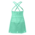 thumbnail image 6 of Swimsuits Women Tankini Summer Two Piece Print Sling Swim Tank Top with Shorts Mint Green Bathing Suits for Women XXL, 6 of 6