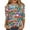 Hot Pink #128, variant on HaHaHappy Womens Christmas Shirts Plus Size Dressy 3/4 Sleeve Tunic Tops Christmas Santa Print Casual T-Shirts Crew Neck Ugly Three Quarter Length Blouses Vintage Pullover Light pink S