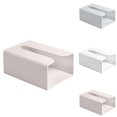 thumbnail image 4 of Bewildely Caja de pañuelos de baño montada en la pared Caja de almacenamiento de papel de cocina Organizador de servilletas de baño sin perforaciones Almacenamiento y organización del hogar gris Bewildely HA2857-02B, 4 of 6