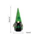 thumbnail image 2 of VOTRUDI St. Patrick's Day Gnome Doll with Rudolph Design, Irish Faceless Figurine for Home, Table, or Holiday Toy Decorations,B, 2 of 2