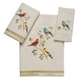 thumbnail image 2 of Avanti Linens Collection d'Oiseaux Dorés Ensemble de Serviettes 3 Pcs, Ivoire, 2 of 6