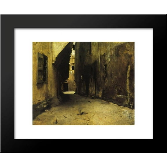 A Street in Venice 20x24 Framed Art Print by John Singer Sargent
