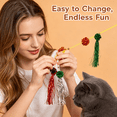 thumbnail image 4 of BESTSKY 2026 New Cat Toy Snap Sequins Hands-Free Hanging Simulation Caterpillar Cat Toy Amusement for Indoor, Living Room, Bedroom, Playroom, 4 of 7