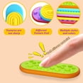 thumbnail image 3 of Sensory Fidget Magnet Toys, 6 Pack Textured Silicone Magnetic Sliders for Autism & ADHD,Quiet Stress Relief Sensory Toy for Adults Office Desk / Travel Classroom Must Haves, 3 of 8