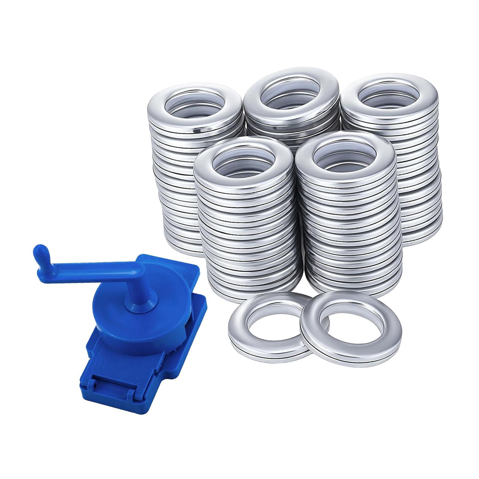 Axioma Polypropylene Rotary Curtain Grommet with Roman , Manual, , 50-pack Grommets for silver