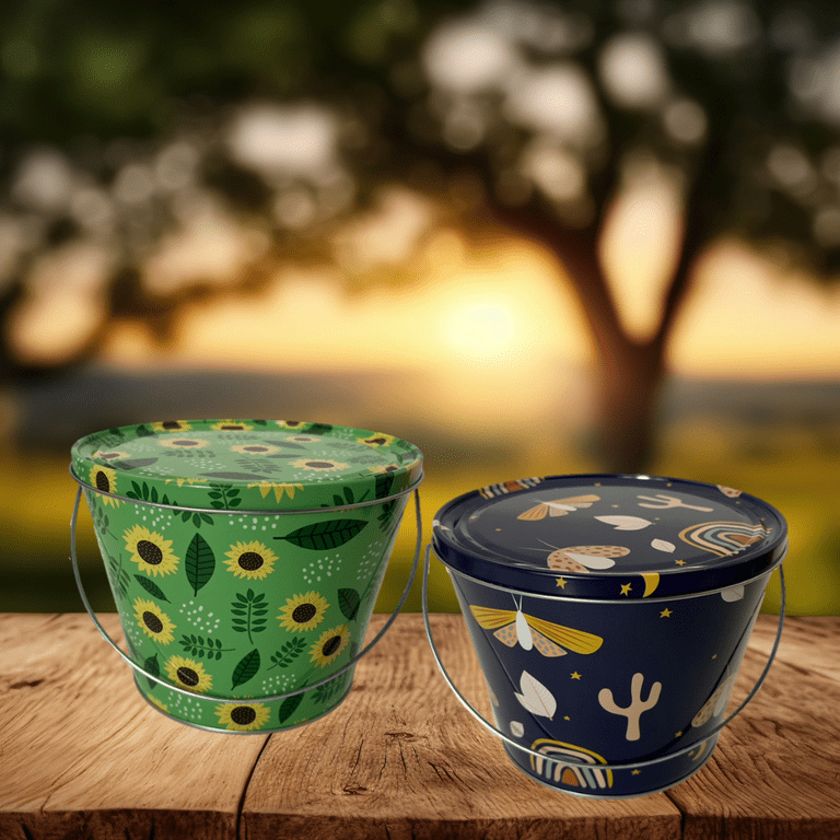 Mainstays Outdoor Citronella Candle Metal Bucket 24oz Mosquito