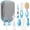 Blue, variant on Baby Grooming and Healthcare Kit, 15PCS Newborn Nursery Safety Set with Thermometer Nail Clipper Brush Comb, Baby Care Kit for Infant Toddlers Baby Boys Girls