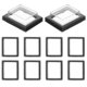 thumbnail image 1 of 15pcs Button Switch Protective Cover Button Cover Button Dust Cover Button Protector, 1 of 3
