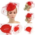 thumbnail image 2 of Gupgi Femmes Fascinator Chapeau de Cocktail Mariage Église Chapeaux Accessoires, 2 of 2