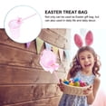 thumbnail image 2 of KAKOWELY Bolsa de regalo de Pascua brillante, bolsa de fiesta de Pascua, bolsa de regalo de conejito novedosa, bolsa de recuerdo de fiesta, bolsa con asa de madera, 2 of 4