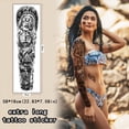 thumbnail image 4 of Tatuajes temporales Metuu, 46 hojas impermeables para todo el brazo, 4 of 6