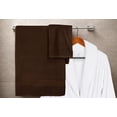 thumbnail image 3 of Utopia Towels 8 Piece Premium Towel Set, 2 Bath, 2 Hand, and 4 Washcloths, 100% Ring Spun Cotton, Highly Absorbent Towels for Bathroom, Sports, and Hotel, Dark Brown, 3 of 8