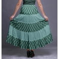 thumbnail image 3 of Bimba Printed Maxi Skirts Women Bohemian Gypsy Style Long Cotton Skirt, 3 of 5