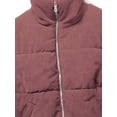 thumbnail image 3 of Ma Croix Women's Fluffy Quilted Crop Puffer Jacket, 3 of 6