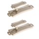 thumbnail image 5 of 2x cortina de ventana Tieback Holdback Tie Back Percha para ropa Soporte para cortinas Decoración Plata Zulema  Hojas de espalda de corbatas de cortina, 5 of 8