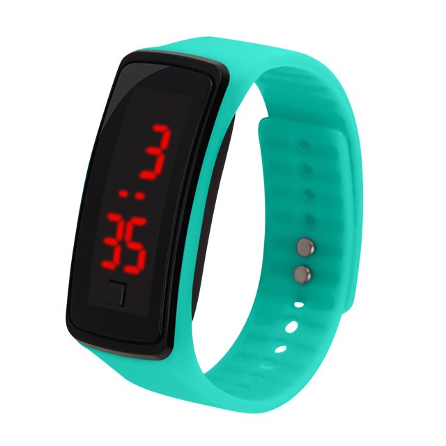 Reloj para niños Reloj electrónico LED Reloj de pulsera de silicona Reloj deportivo Wmkox8yii gfajkfgbkjabf90