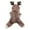 Brown L, variant on Christmas Reindeer Outfit Dog Hoodies Winter Sweatshirt Pet Apparel Dresses Cute Cartoon Elk Clothes Soft Outfits