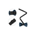 thumbnail image 2 of INSPIRE CHIC Men's Velvet Adjustable Pre-Tie Bow Ties for Prom Wedding Tuxedo One Size Navy Blue, 2 of 4