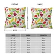 thumbnail image 3 of Rateoe Cartoon Vegetables Pattern Throw Pillow Cover Premium Pillow Stuffer Sham Square for Decorative Cushion Bed Couch Sofa(Pillow insert not included), 3 of 8
