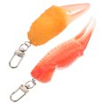 thumbnail image 1 of unbranded 2Ud Llavero Colgante Comida Pinzas Cangrejo En PVC Para Llaves O, 1 of 7