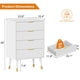 thumbnail image 5 of Blanca wood 4 - cajón cómoda: almacenamiento chest gabinete organizer, 5 of 7