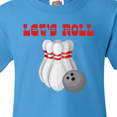 thumbnail image 4 of Inktastic Let's Roll Bowling Youth T-Shirt, 4 of 5
