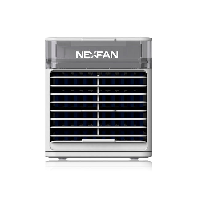 Enfriador de aire portátil 3 velocidades USB Aire acondicionado 7 LED Refrigeración de luz / Humidificación de aire / Purificación de aire / Aromaterapia Refrigeración 4 en 1
